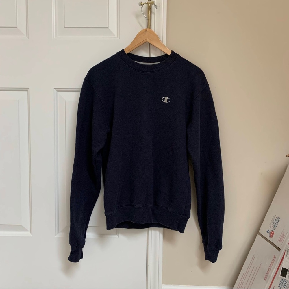 Champion navy crewneck